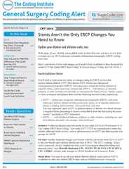 General Surgery Coding Alert Magazine Subscription